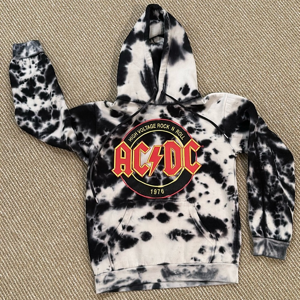 AC/DC Tye Dyed Sweatshirt